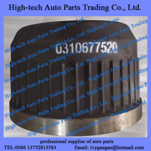 BPW trailer parts brake drum 0310677520 TAMBOUR DE FREIN BPW POUR REMORQUE BPW