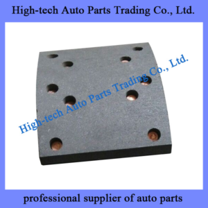 JAC truck spare parts rear brake lining 58142-7F801 GARNITURES DE FREIN ARRIERE POUR JAC CAMION HFC4251KR1 JAC4251
