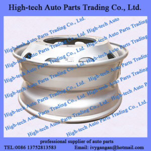 SHAANXI DELONG SHACMAN truck CAMION F2000 F3000 X3000 M3000 L3000 spare parts DZ93259610710 wheel rim 93259610710 JANTES POUR PNEUS 9.00×22.5