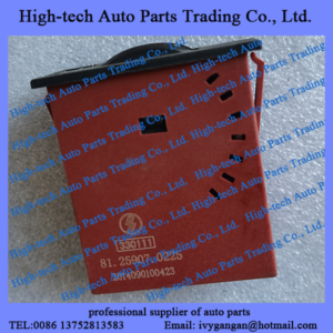 SHAANXI SHACMAN truck F2000 F3000 X3000 M3000S spare parts light adjustment switch 81.25907.0225 INTERRUPTEUR TABLEAU DE BORD CAMION SHACMAN 81259070225