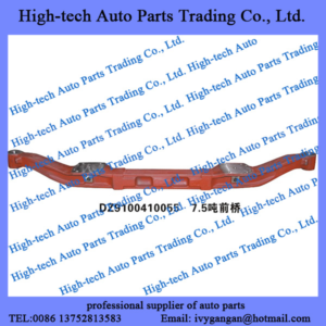 SHACMAN M3000 F3000 X3000 truck spare parts 7.5 tons front axle PONT AVANT DZ9100410055