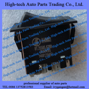 SHACMAN truck F2000 F3000 X3000 M3000S spare parts switch for differential lock 81.25505.6280 INTERRUPTEUR BLOCAGE DIFFERENTIEL AR. CAMION SHACMAN 81255056280