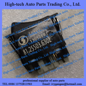 SHACMAN truck F2000 F3000 X3000 M3000S switch for rear fog lamp 81.25503.6302 INTERRUPTEUR PHARE CAMION SHACMAN 81255036302