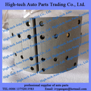 Beiben truck parts 659 420 25 20 rear brake shoe A6594202520-L MACHOIRE DE FREIN ARRIERE 659 420 2520