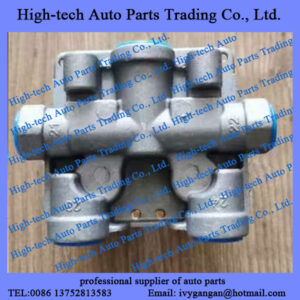 Beiben north benz truck parts 0024314006 four-way protecting valve 002 431 40 06 VALVE DE PROTECTION VALVE D’AIR (REPARTITEUR)