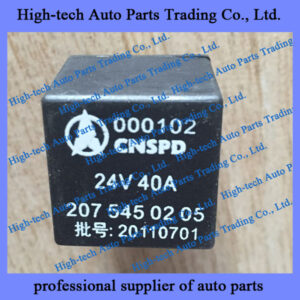 Beiben truck, north benz 2075450205 relay 207 545 02 05 RELAIS 5 FICHES