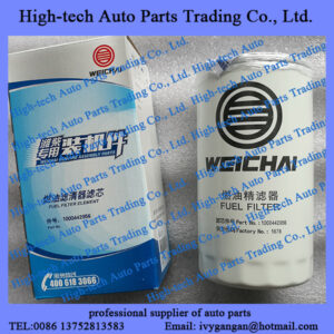 Weichai WD10 WD12 WP12 WP10 WD615 engine parts fuel filter 1000442956 FILTRE A GASOIL for Beiben truck, Genlyon, JAC, CAMC, Yutong bus, XCMG, Liugong wheel loader