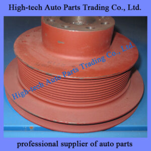 Weichai WD615 WP10 engine crankshaft belt pulley, crank pulley, crankshaft belt tensioner 612600020672 POULIE MOTEUR