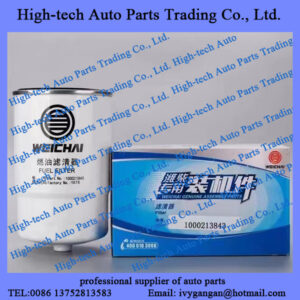 Weichai WP3.7 engine parts fuel filter 1000213843 FILTRE A GASOIL for Yutong bus, King Long bus