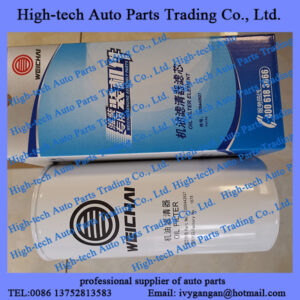 Weichai WP5 WP7 engine parts oil filter 1000442627 FILTRE A HUILE for Beiben truck, JAC, Foton, CAMC truck, Yutong bus, King Long bus, Liugong, XCMG wheel loader