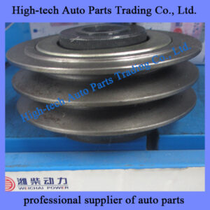 Weichai engine WD615 belt tensioner, tension pulley 61400060161 POULIE MOTEUR TENDEUR DE COURROIE for BEIBEN truck, FOTON truck, SHACMAN truck, SINOTRUK HOWO truck, LIUGONG XCMG wheel loader, SHANTUI bulldozer grader