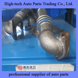 Weichai WP10 engine EGR exhaust pipe tube 612600113057 for BEIBEN truck, FOTON truck, SHACMAN truck, SINOTRUK HOWO truck, Yutong bus, King Long bus