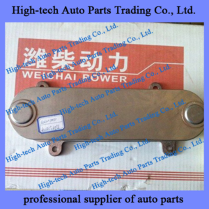 Weichai WP12 engine oil cooler 612630010050 REFROIDISSEUR HUILE MOTEUR for BEIBEN truck, SHACMAN, SINOTRUK HOWO truck, Yutong, King Long bus, XCMG, LIUGONG wheel loader