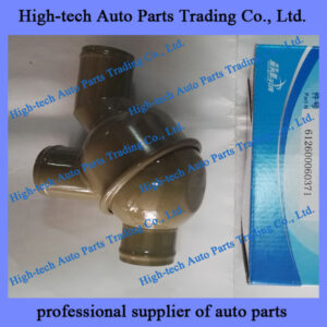 Weichai engine 80 thermostat 612600060371 for BEIBEN truck, JAC, FOTON, SHACMAN, SINOTRUK HOWO truck, Yutong bus, King Long bus LIUGONG XCMG wheel loader