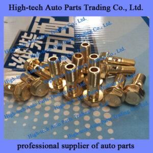 Weichai engine hollow bolt 612630040117 screw VIS for BEIBEN truck, FOTON truck, SHACMAN truck, SINOTRUK HOWO truck, Yutong bus, King Long bus LIUGONG XCMG wheel loader