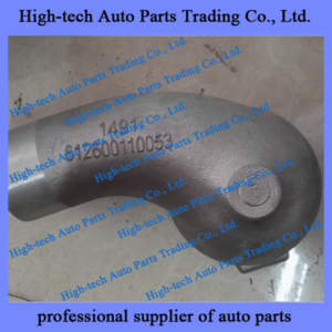 Weichai engine intake bent pipe hose 612600110053 for BEIBEN truck, JAC, FOTON, SHACMAN, SINOTRUK HOWO truck, Yutong bus, King Long bus LIUGONG XCMG wheel loader