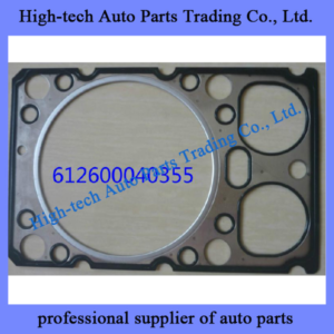 Weichai engine parts cylinder head gasket 612600040355 JOINT CULASSE MOTEUR for BEIBEN truck, FOTON truck, SHACMAN truck, SINOTRUK HOWO truck, Yutong bus, King Long bus LIUGONG XCMG wheel loader
