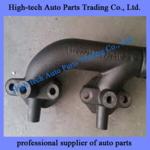Weichai engine parts exhaust manifold 612600111993 COLLECTEUR D’ECHAPPEMENT for BEIBEN truck, JAC, FOTON, SHACMAN, SINOTRUK HOWO truck, Yutong bus, King Long bus LIUGONG XCMG wheel loader
