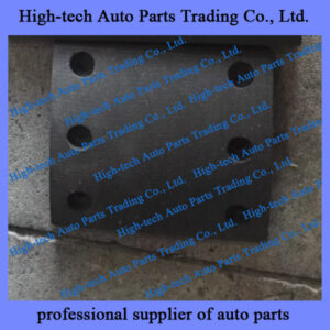 Hongyan Genlyon truck parts parts front brake lining GARNITURES DE FREIN AVANT 19000448027