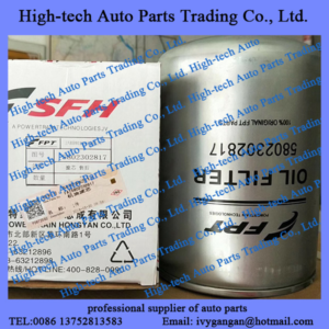Saic Iveco Hongyan Genlyon truck C9 engine FPT CURSOR 9 oil filter FAT5802302817 FILTRE A HUILE MOTEUR 5802302817